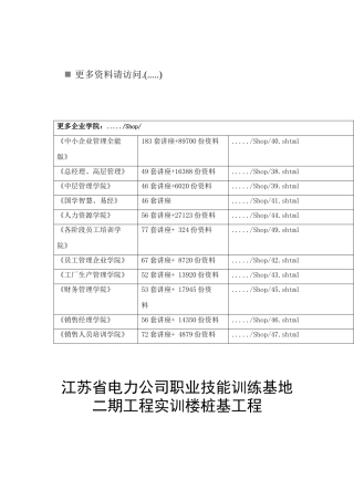 某桩基工程技术标