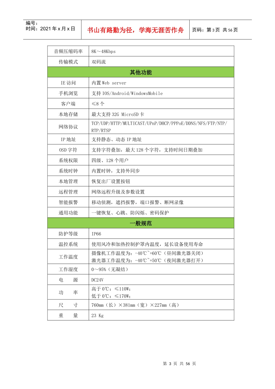 森林防火智能防控系统设备参数_第3页