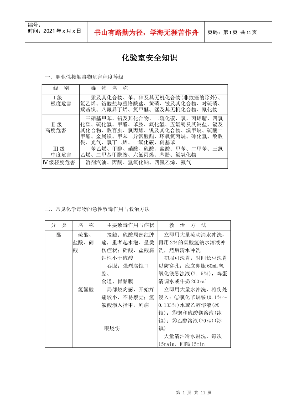 化验室安全知识[1]_第1页