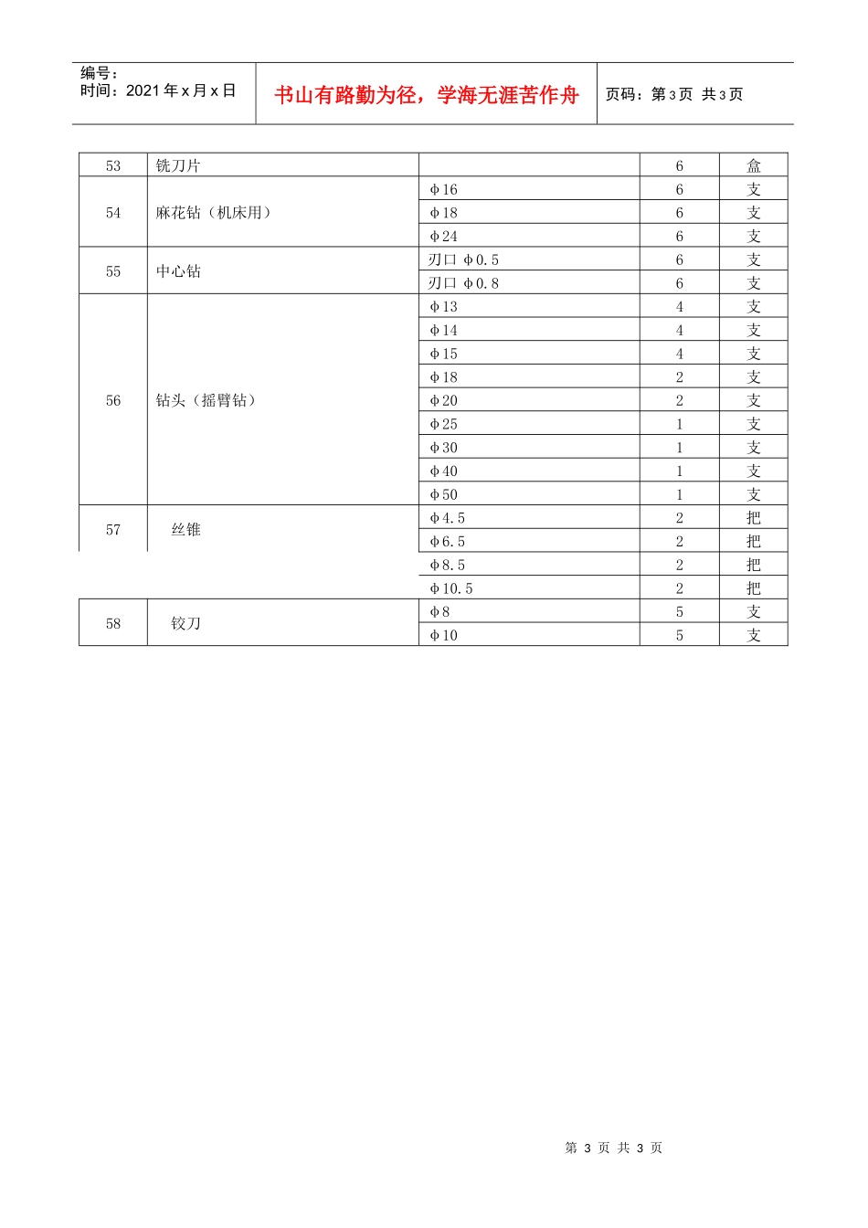 设备清单doc-设备清单_第3页