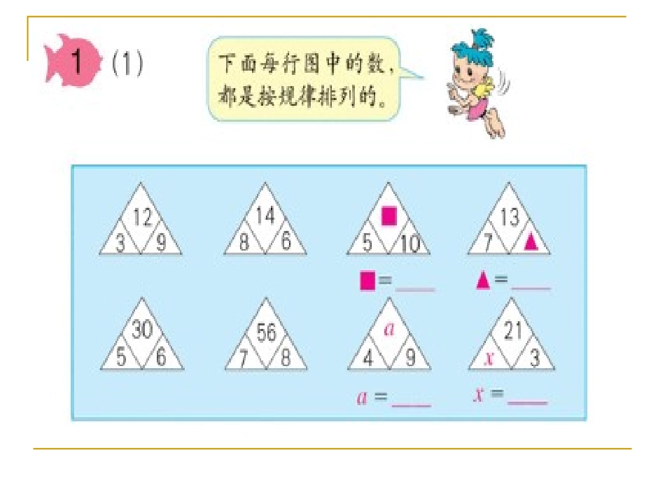 五年级上册《用字母表示数》课件1_第2页