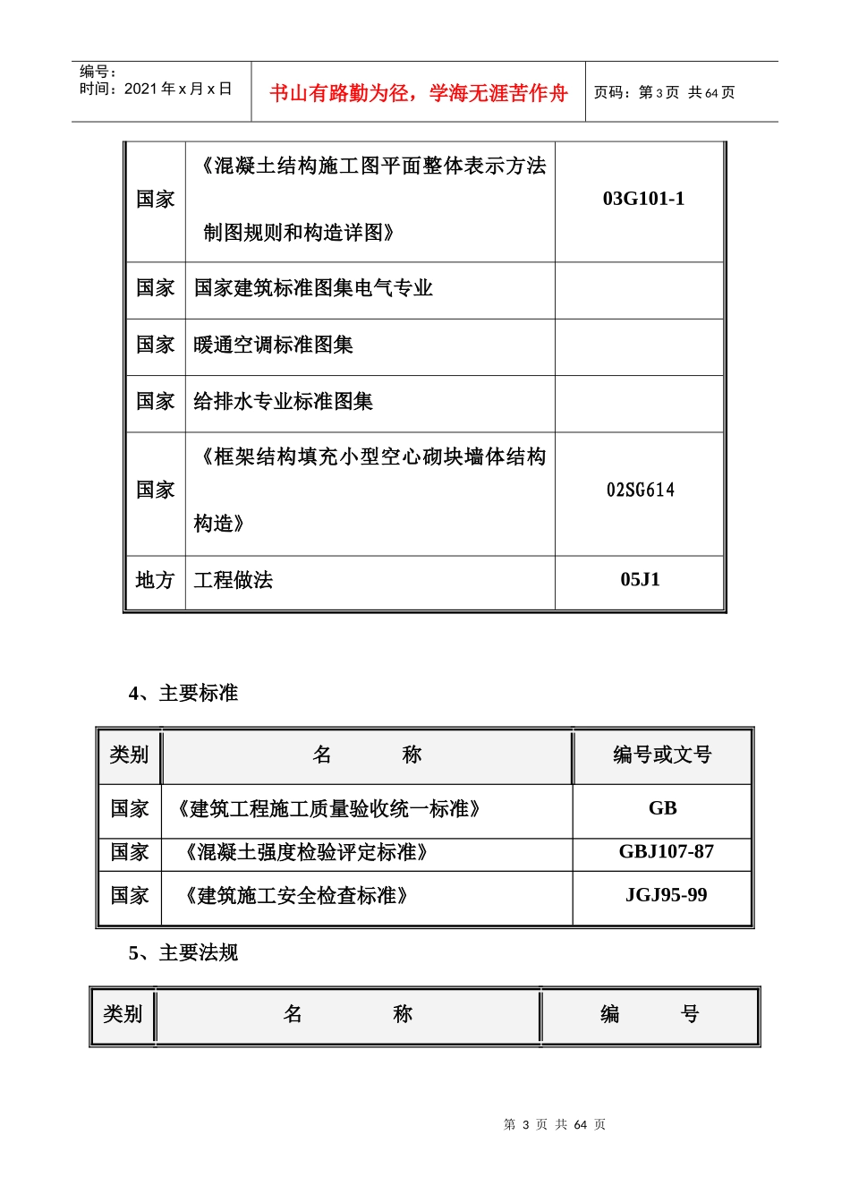 工厂生产车间单项工程施工组织设计完整版_第3页