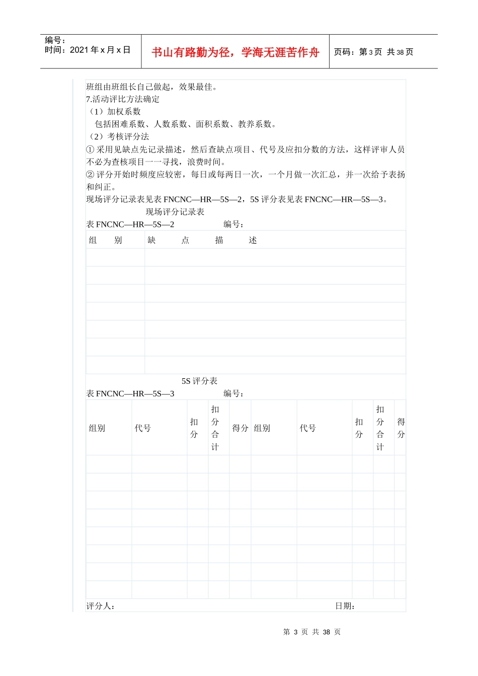 5S现场管理法推行方案_第3页