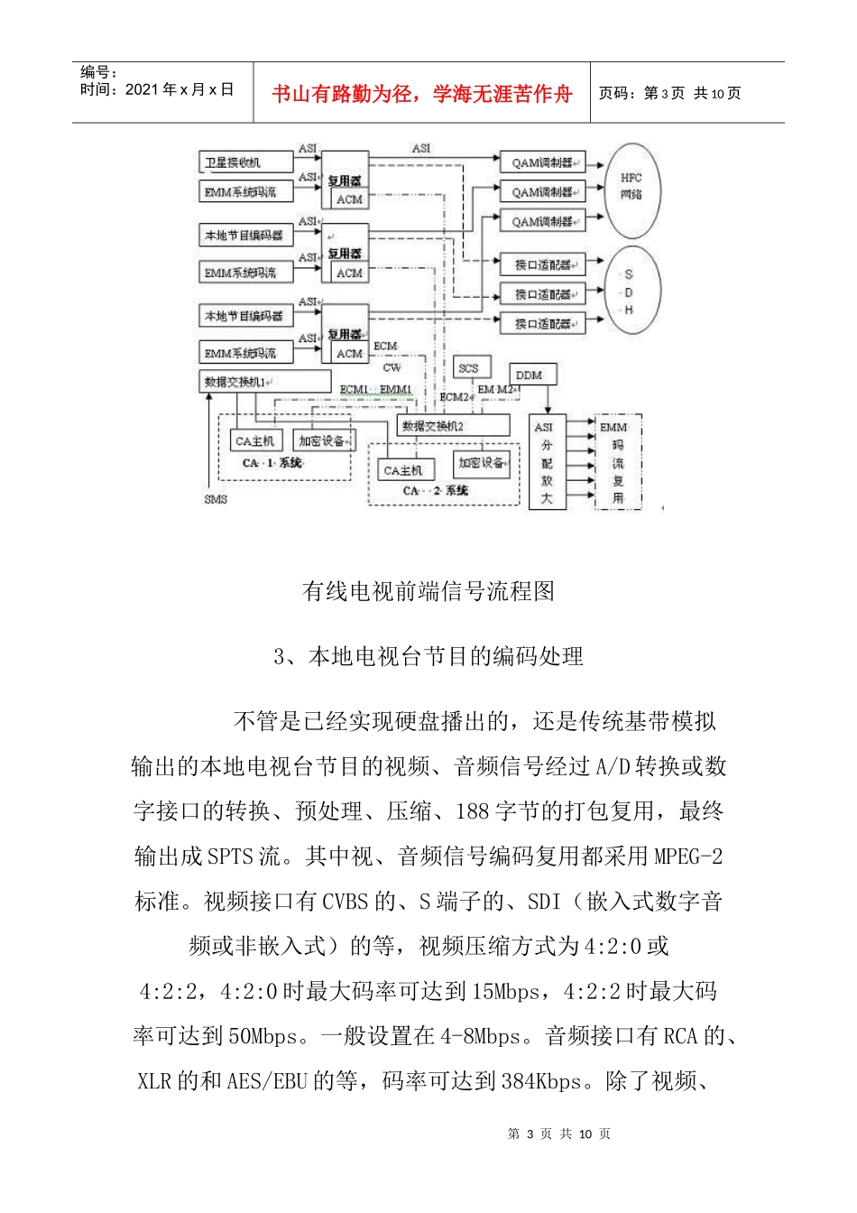 谈基于MPEG-2标准的标清数字编码复用技术_第3页