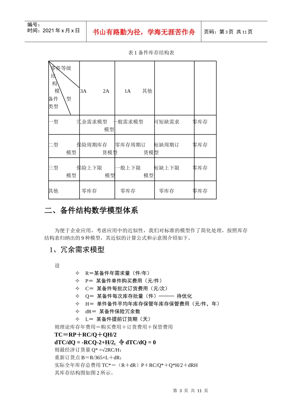 设备备件库存结构及备件管理思路_第3页