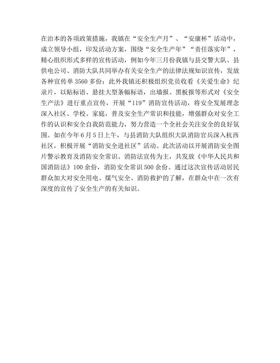 镇政府2020年安全生产工作总结 _第3页