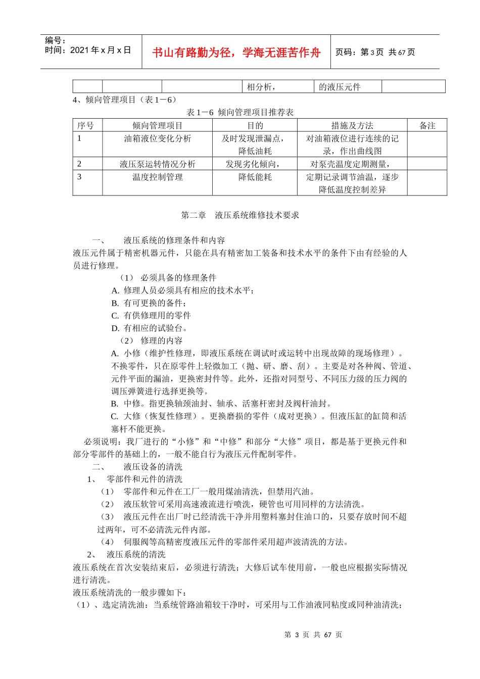 液压设备检修技术标准_第3页
