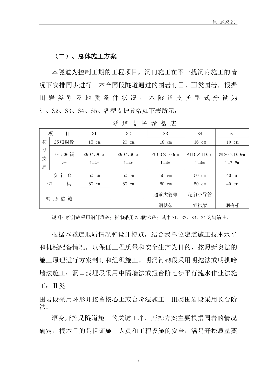 隧道工程技术标-完成版1-图文_第2页