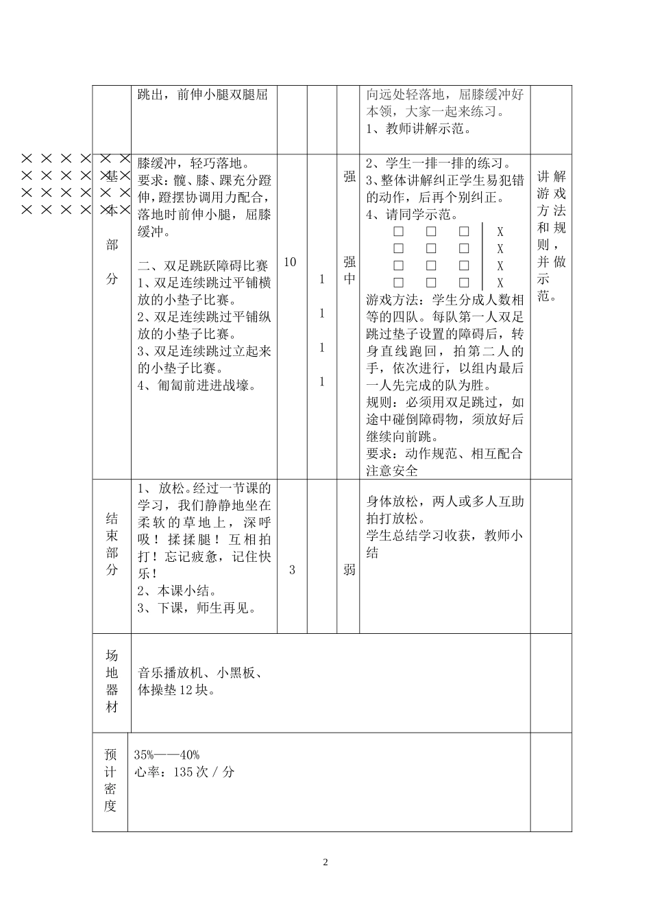 体育课教案水平二_第2页