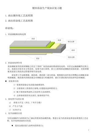 生产线工艺知识