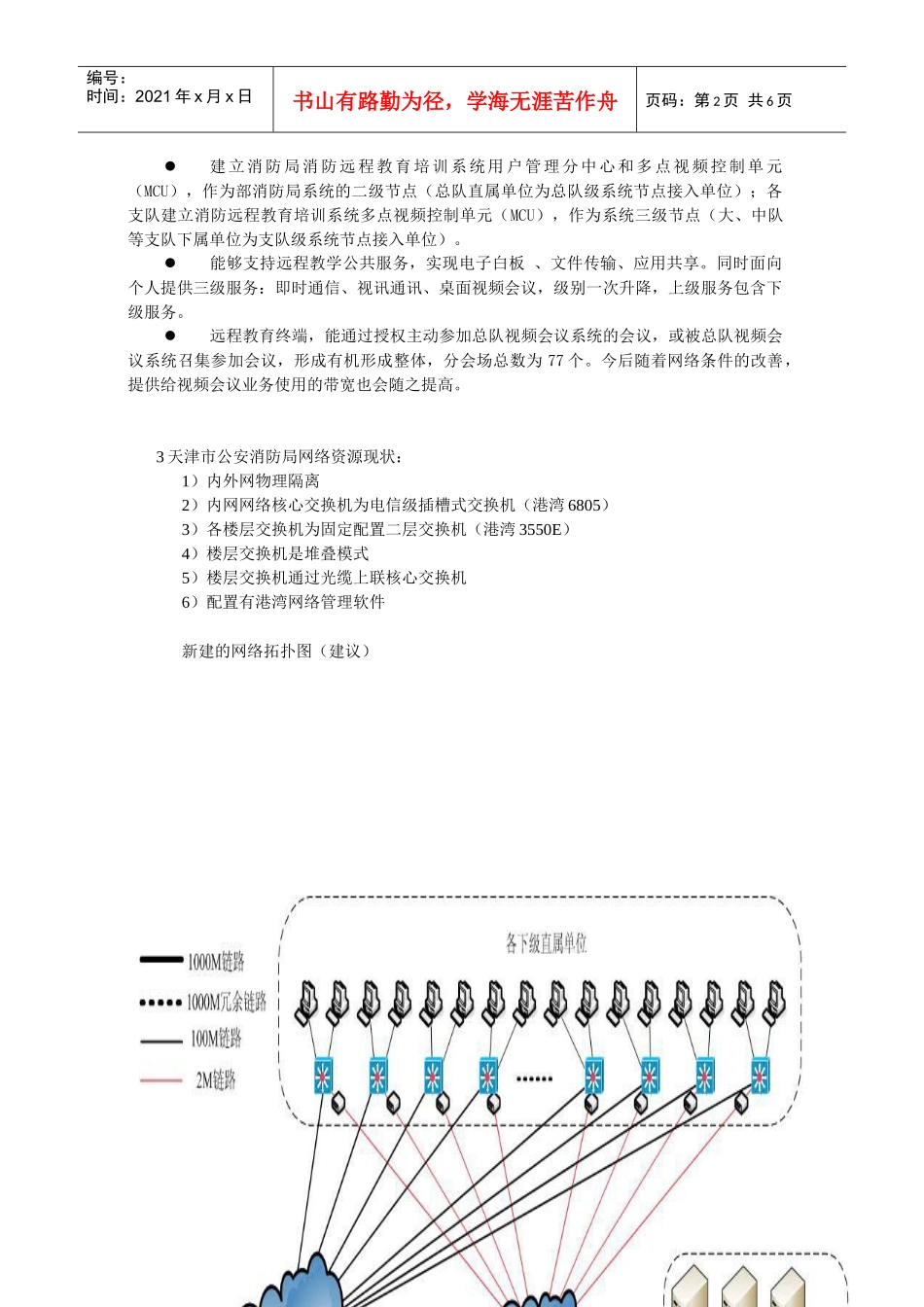 网络设备及网络安全系统技术需求书_第2页