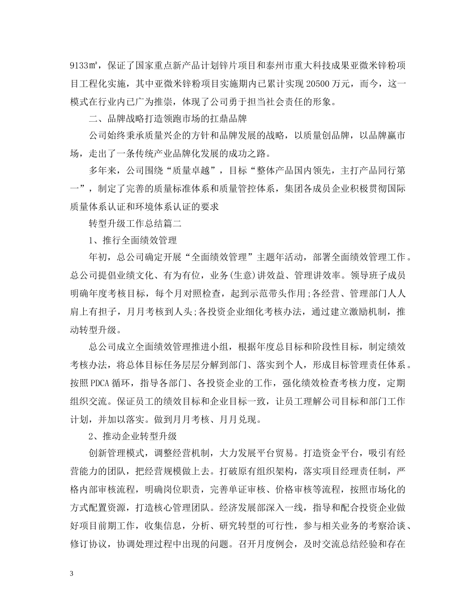 转型升级工作总结 _第3页