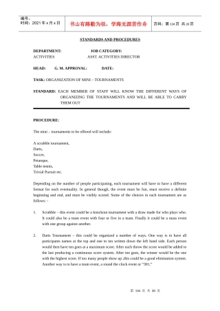 国际著名酒店娱乐部程序(英文)-08 ACTIVITIES.134-153