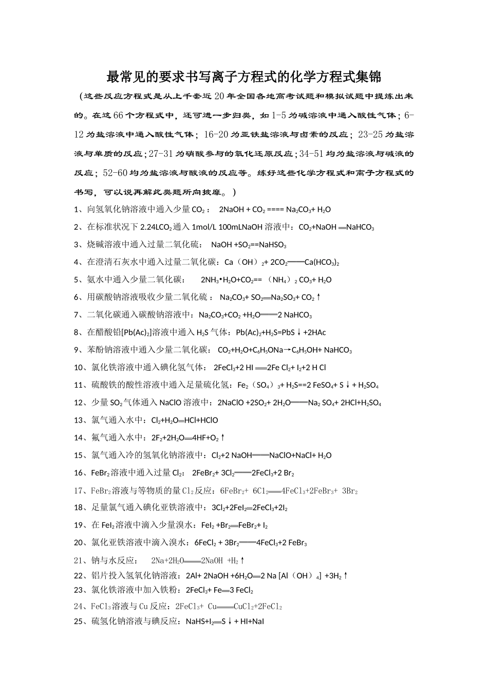 最常见的书写离方的化方集锦_第1页