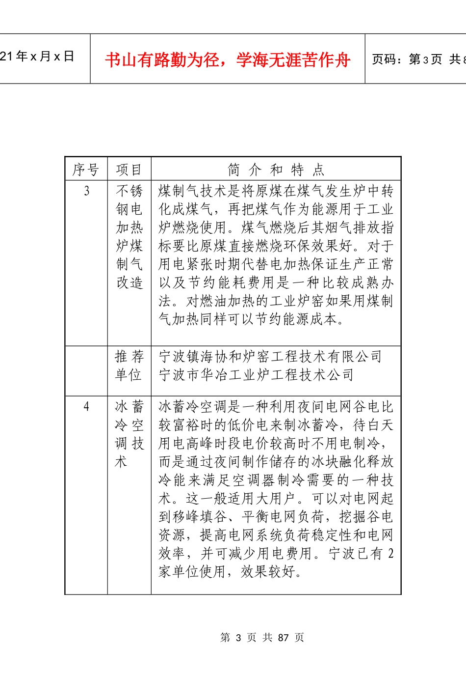 宁波市节能与清洁生产项目(产品)导向目录_第3页