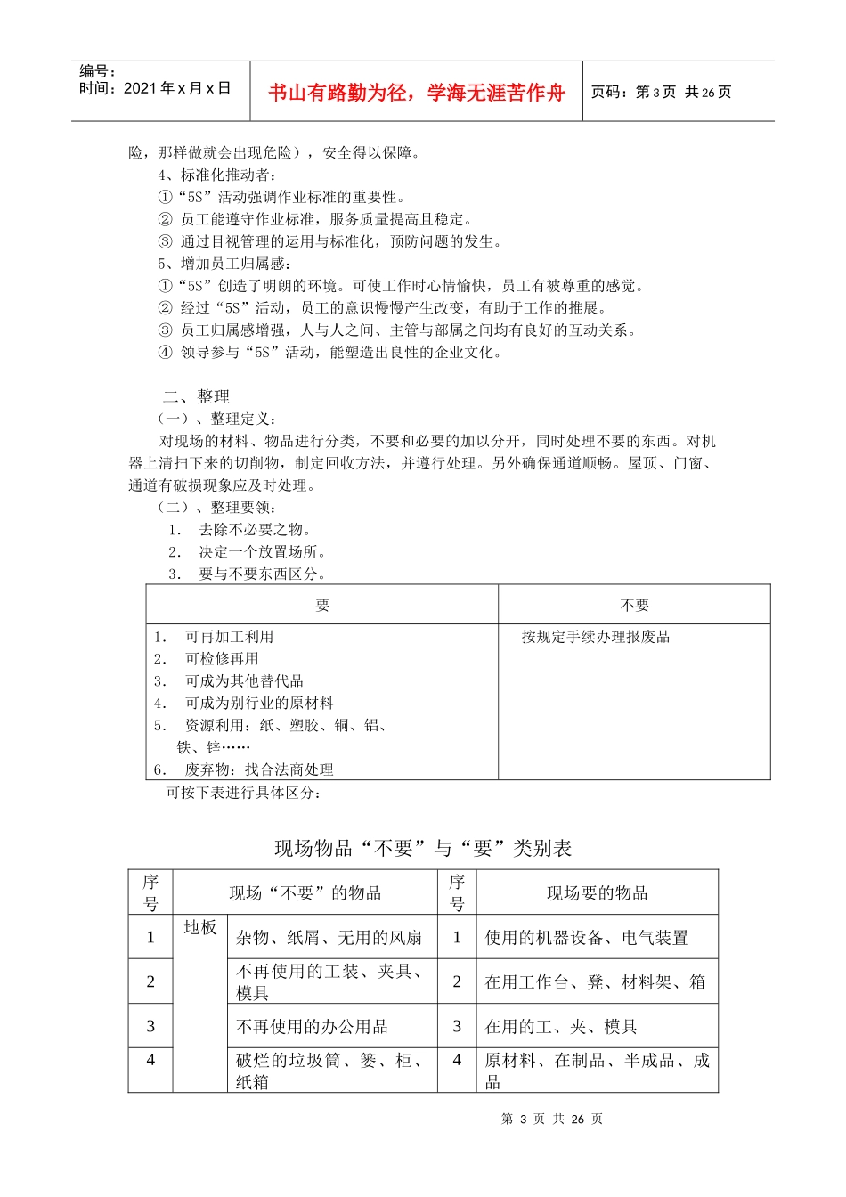 5S管理活动的作用与推行方法_第3页