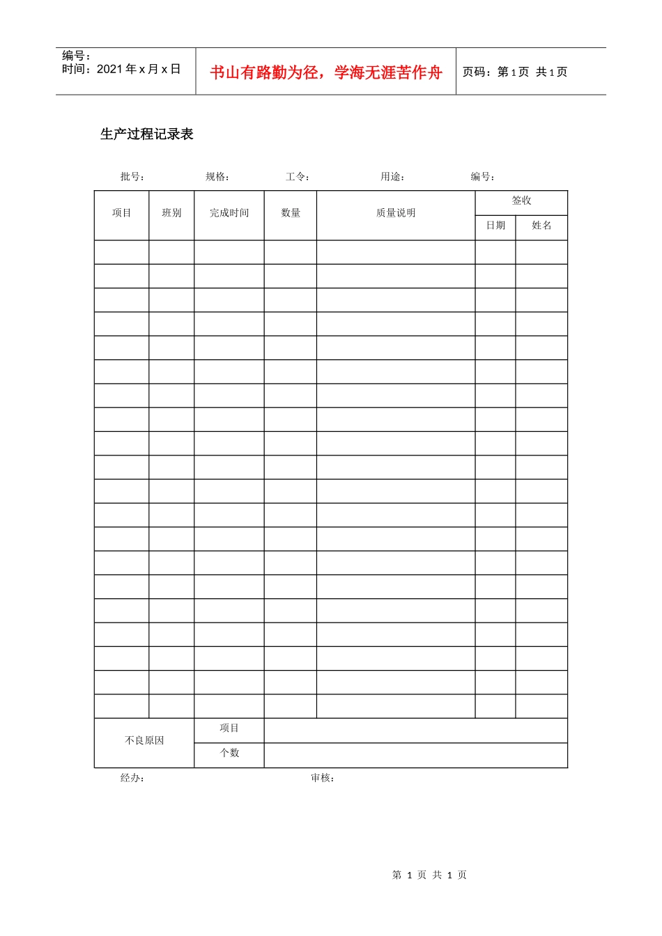 生产过程记录表_第1页
