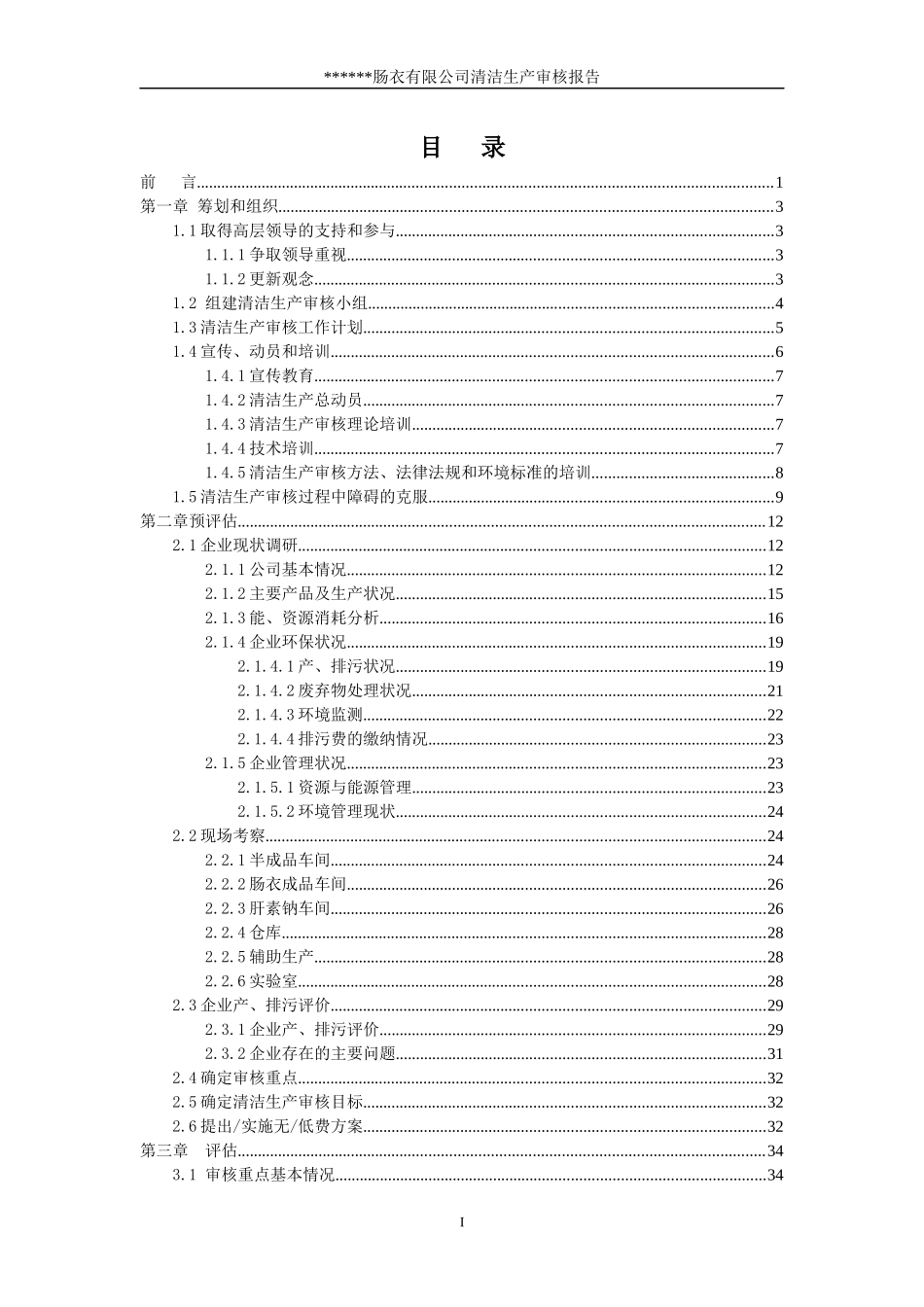某肠衣有限公司清洁生产审核报告--jiangbing899_第3页