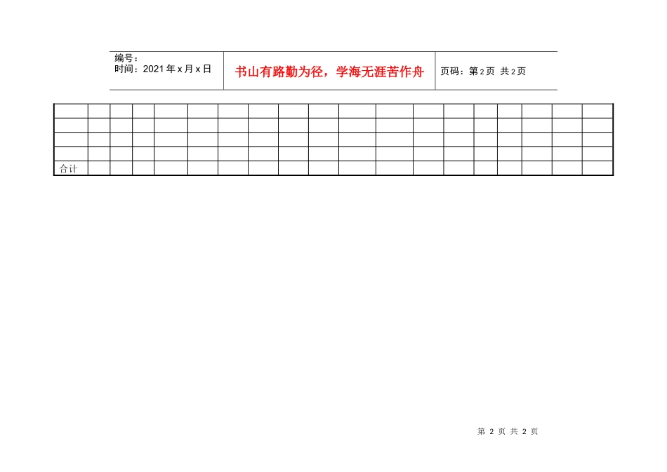 生产品状况记录表_第2页