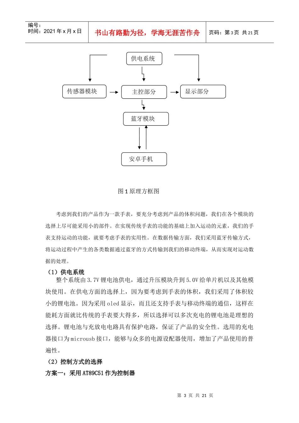 可穿戴设备运动手表智能运动手表报告智能手表设计21_第3页