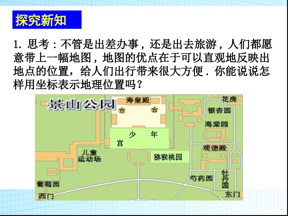 人教版七年级数学下册课件：721_用坐标表示地理位置（共15张PPT）_第3页