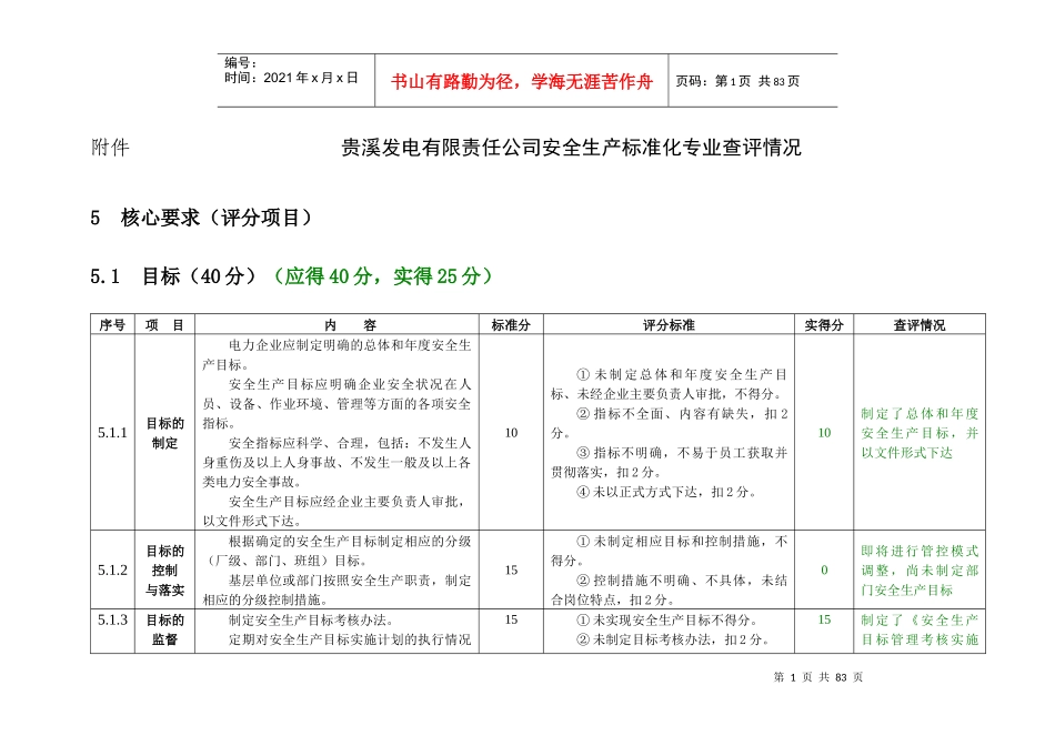 电力安全生产标准化达标评分表syh_第1页