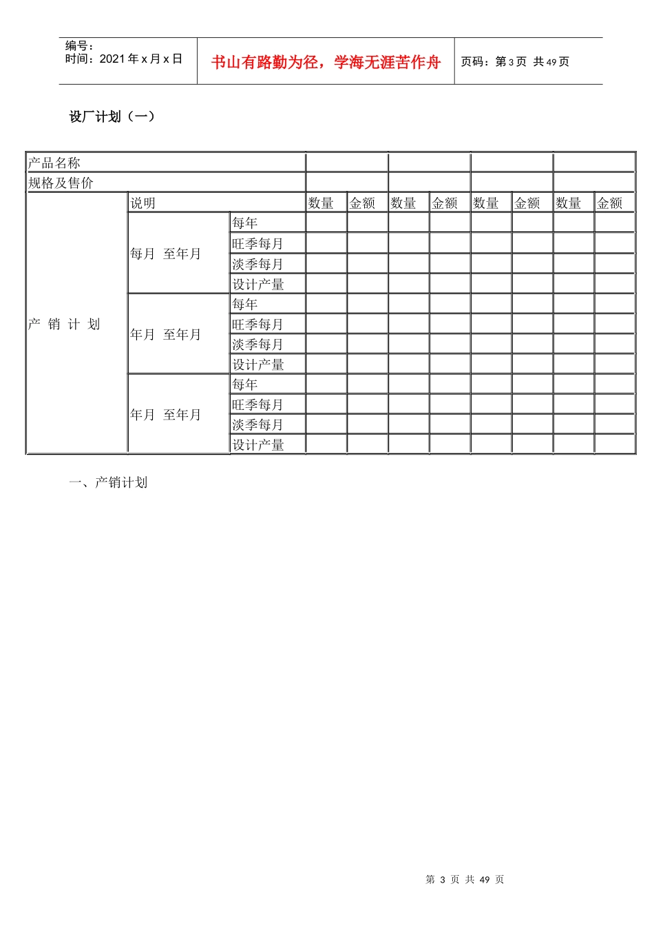 工厂生产管理培训及相关表格_第3页