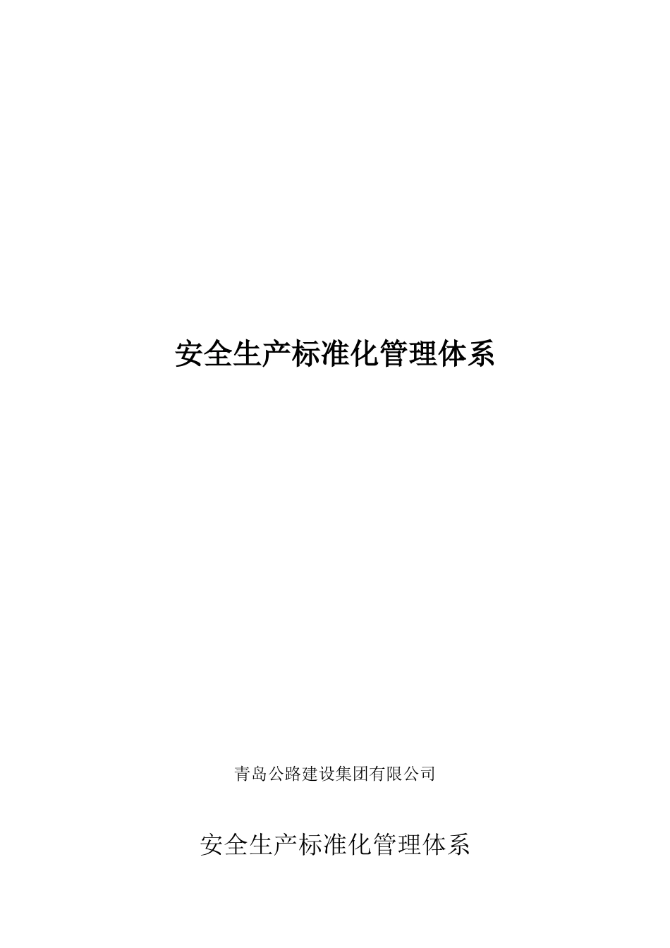 安全生产标准化管理体系_第1页