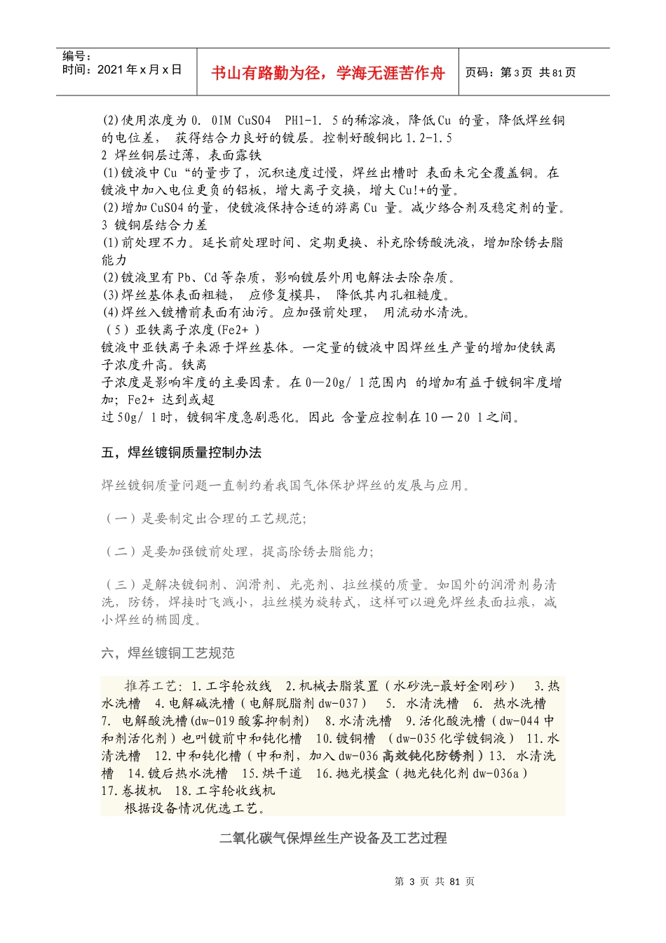 焊丝化学镀铜生产技术_第3页