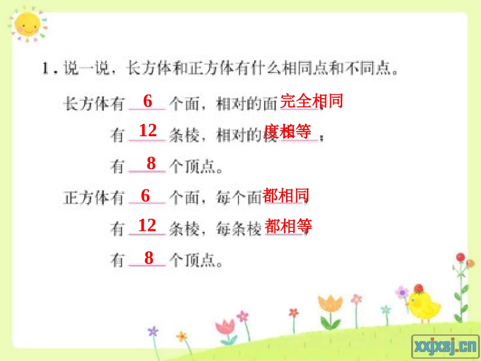 长方体和正方体复习_第3页