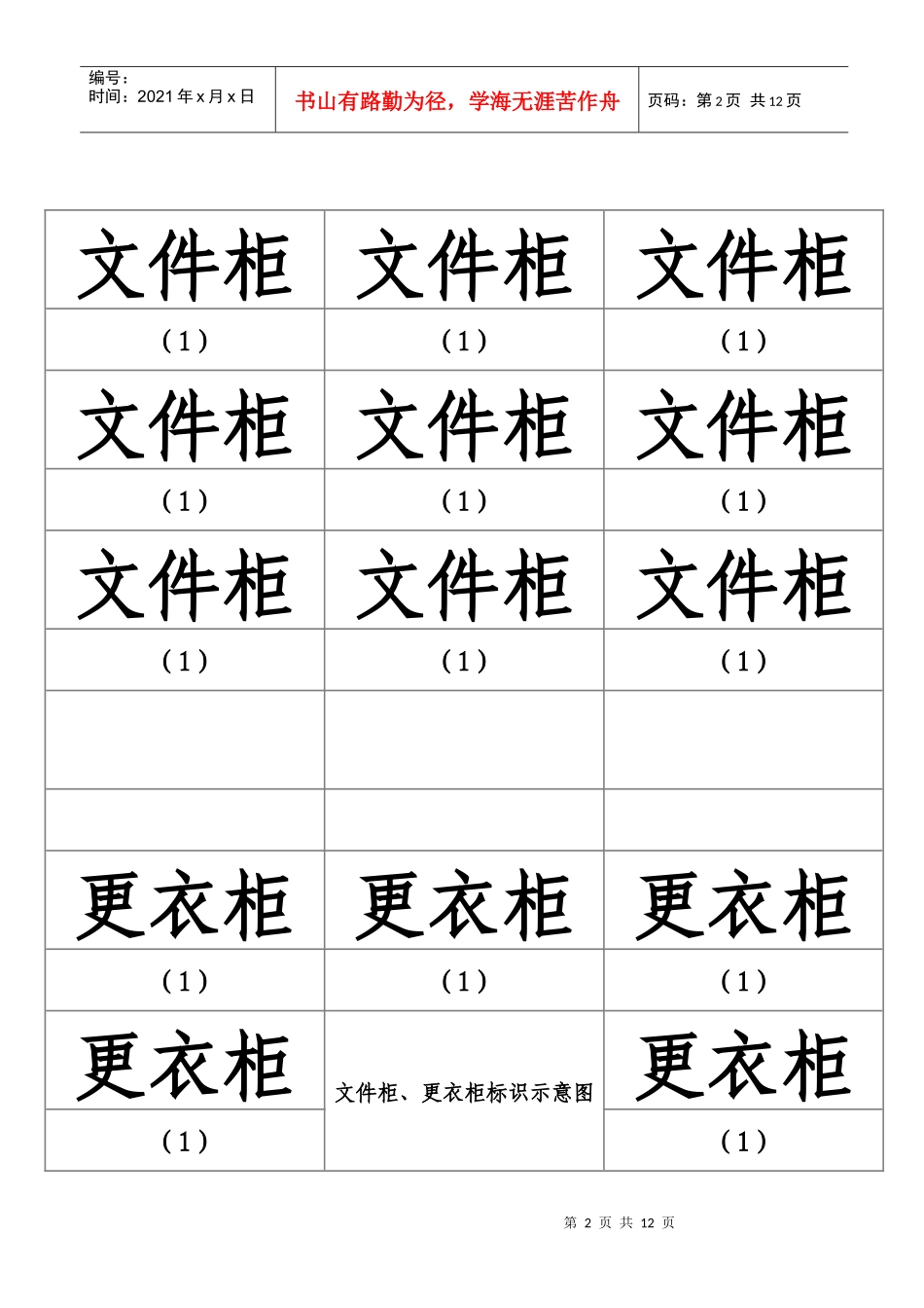 附件26S管理标识要求及示意图doc-更衣柜_第2页