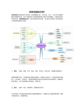 思维导图的作用txp (2)