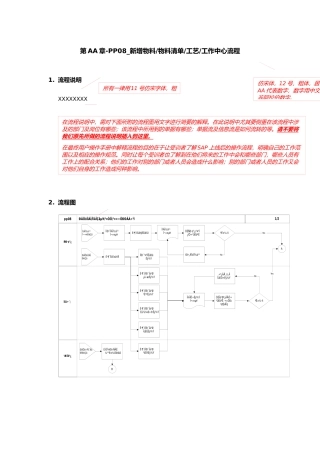 咨询过程之新增物料&物料清单&工艺&工作中心流程制作