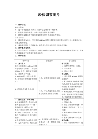 教案示例《轻松调节图片》