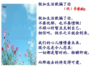《错过》课件