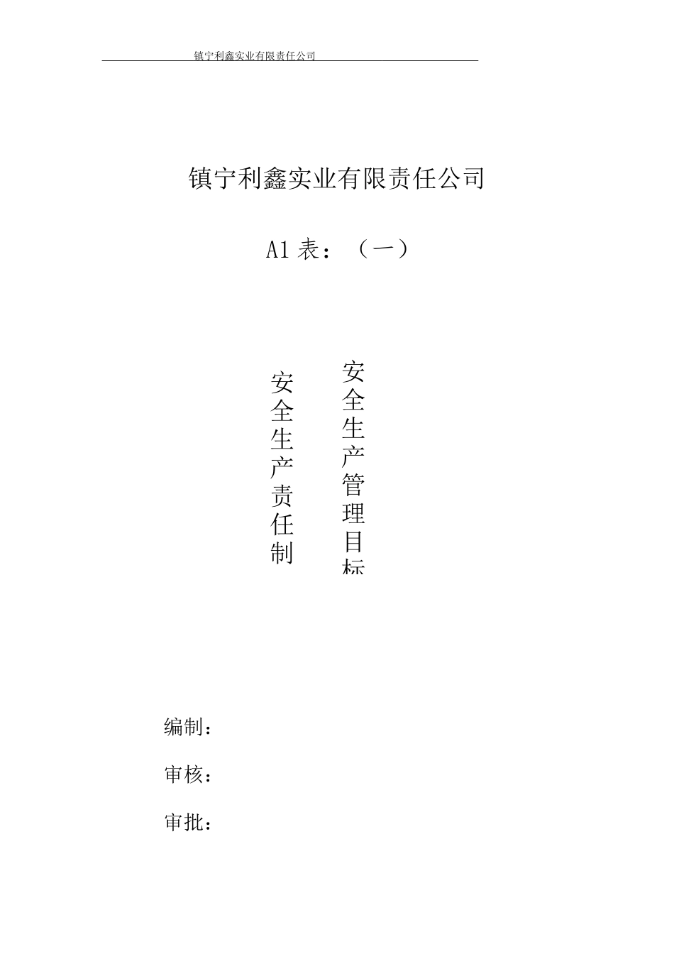某实业有限责任公司安全生产管理汇编_第1页