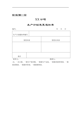 生产表格（DOC 16页）
