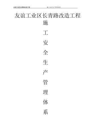 施工安全生产管理体系(完整版)(DOC51页)