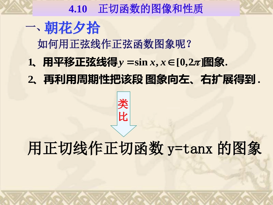 正切函数的图像和性质_第3页