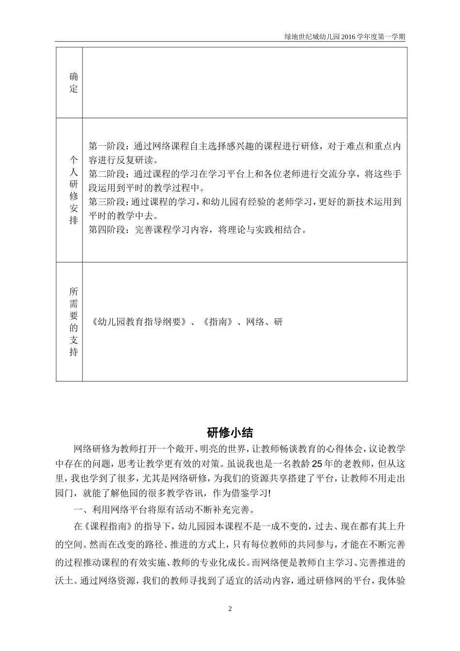 国培2015计划和小结_第2页