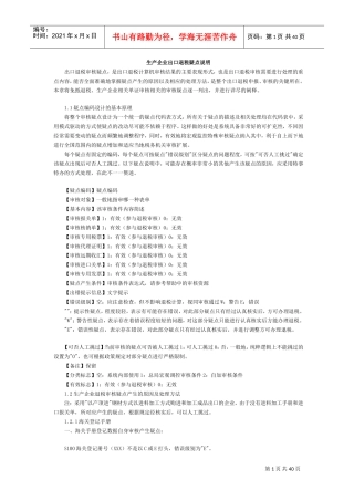生产企业出口退税疑点说明(DOC38页)