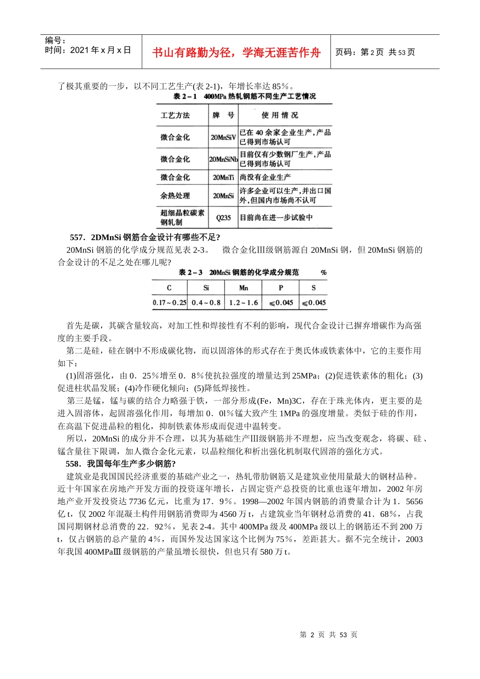 第二章400MPaⅢ级热轧钢筋生产技术_第2页
