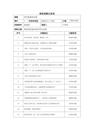 课堂观察记录表（卢伟玲）_x