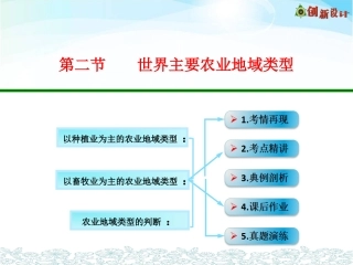 第二节世界主要农业地域类型