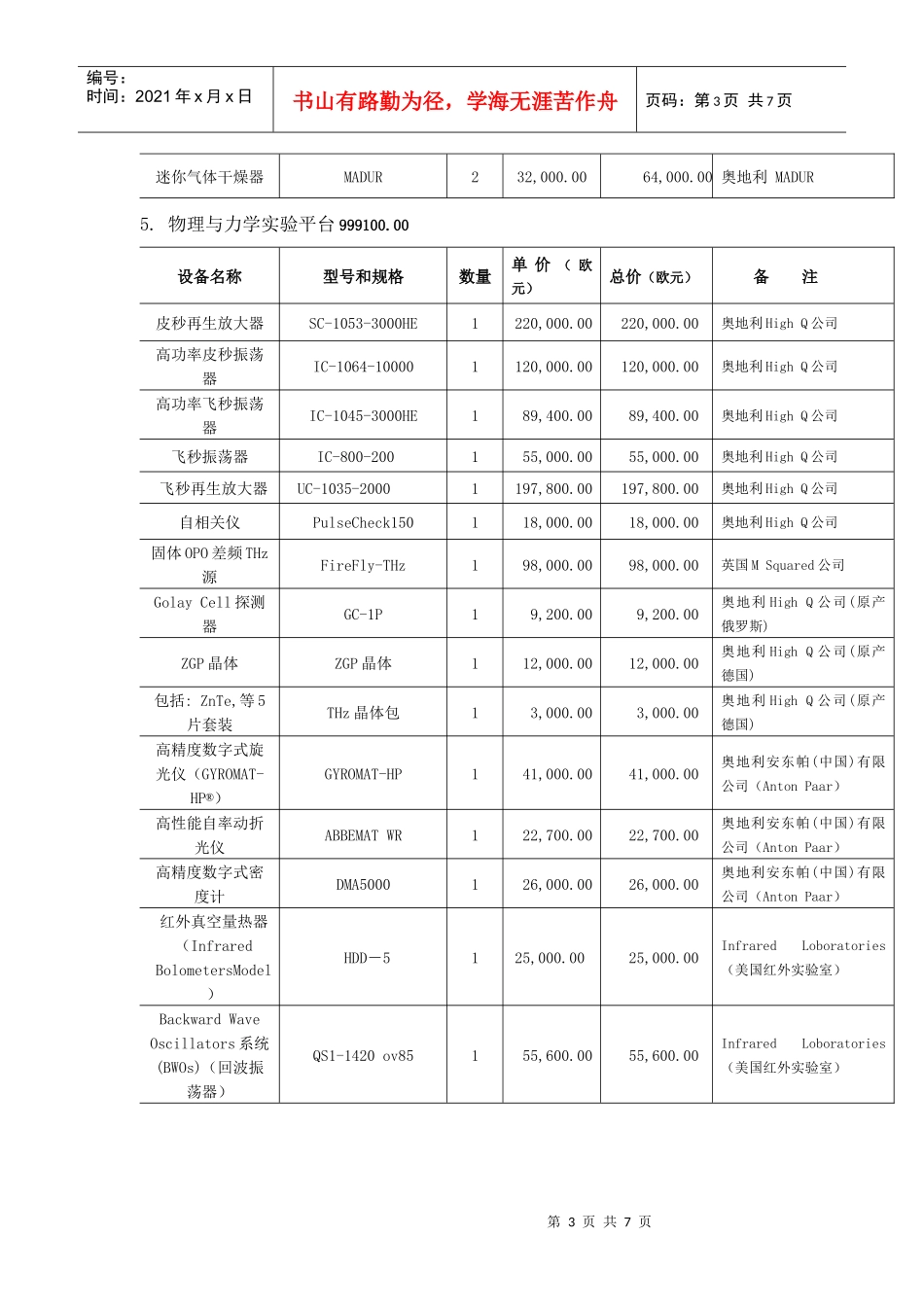 奥地利设备参考（部分）_第3页
