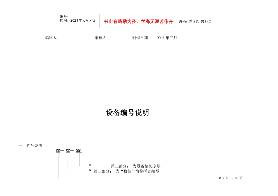 某液压元件厂设备管理台帐(doc 24)_第2页