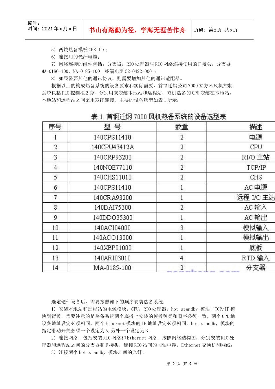 PLC双机热备技术的主要特点与应用_第2页