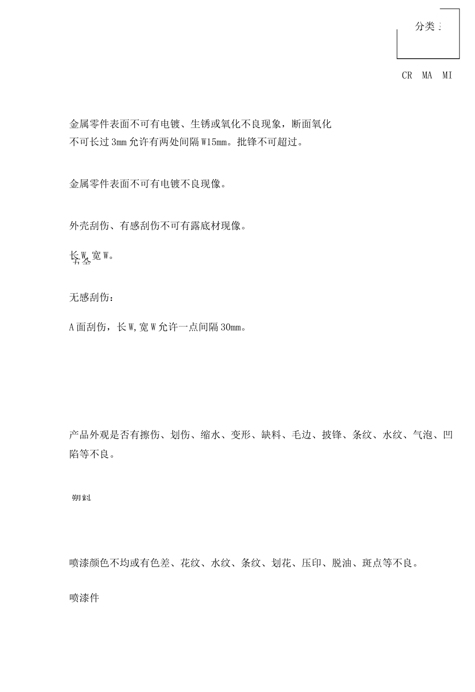 产品外观检验标准通用_第3页