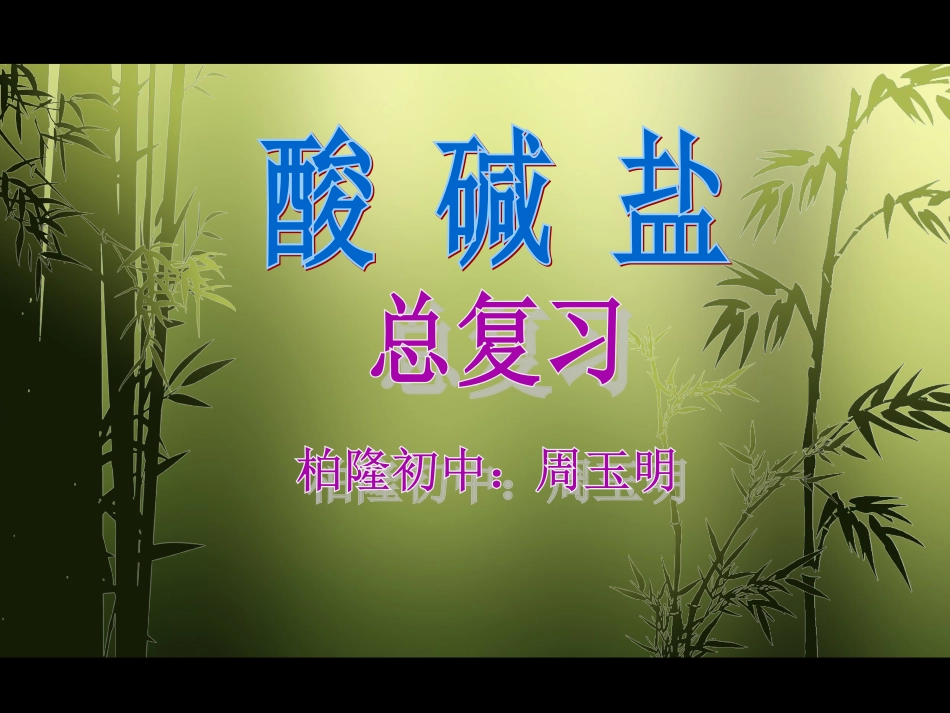 酸碱盐总复习课（正式）_第1页