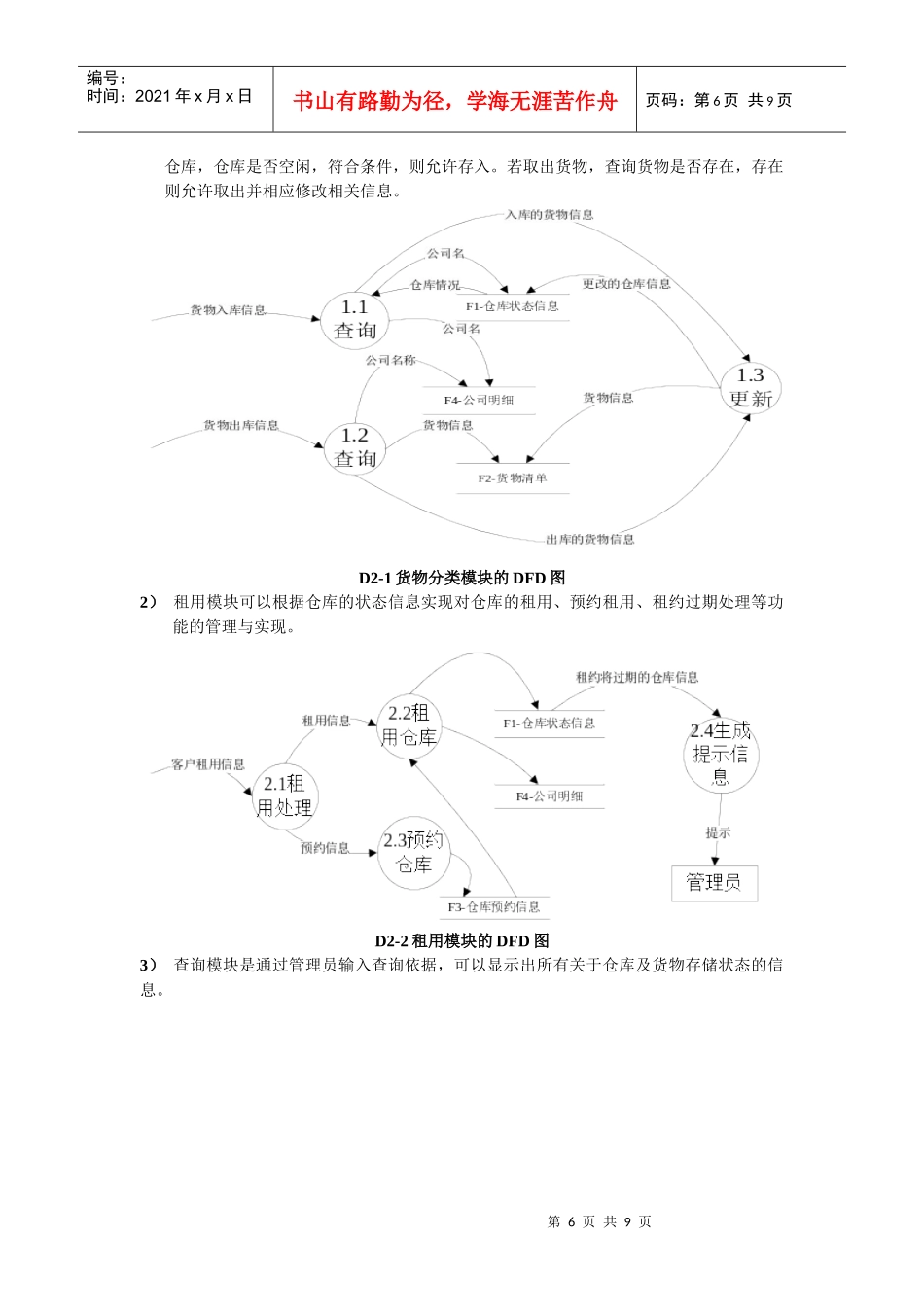 仓库管理系统需求分析many_第2页